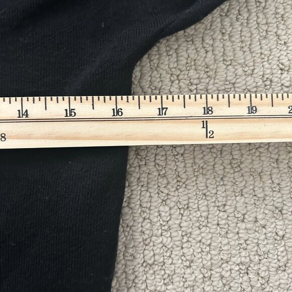 Thakoon Hoodie Womans SZ4/S Black Italian Wool Knit Full Zip Crop Back - Picture 8 of 9